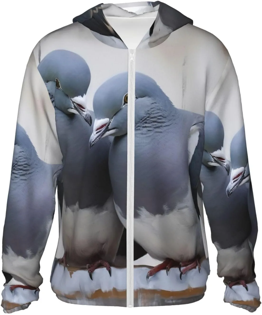 

Doves Unisex Sun Protection Hoodie UPF 50+ с длинными рукавами BSCKKDMN