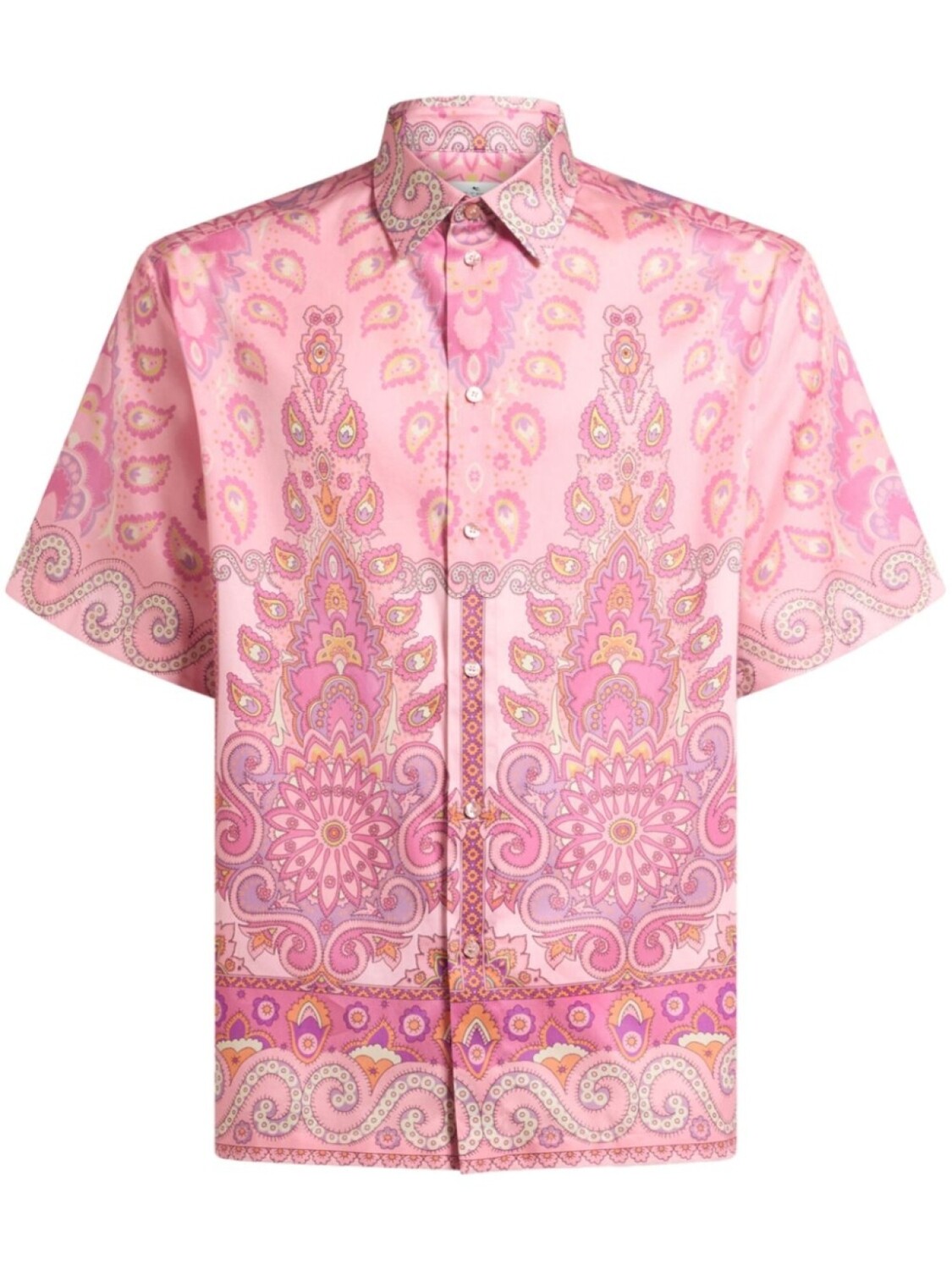 

Рубашка ETRO с коротким рукавом, розовый