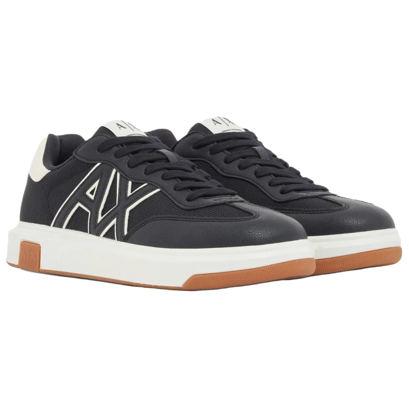 ARMANI EXCHANGE Кроссовки AE Low top Skateboard Shoes 32cm мужские Navy Blue — фото 4