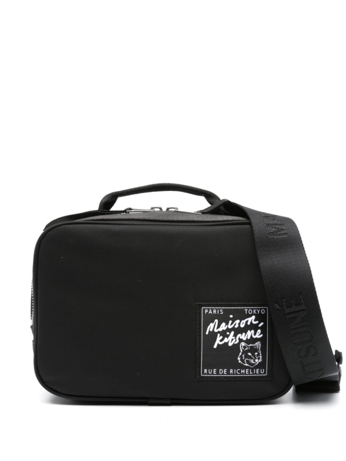 

Maison Kitsuné поясная сумка The Traveller, черный