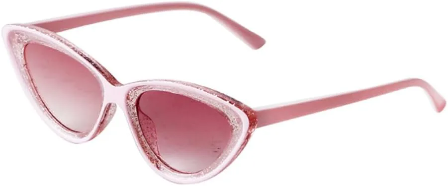 

Ретро-модные прозрачные солнцезащитные очки 2027 года для женщин и мужчин, модные розовые солнцезащитные очки в треугольной оправе с блестками MTZJH, C3 Pink Glitter