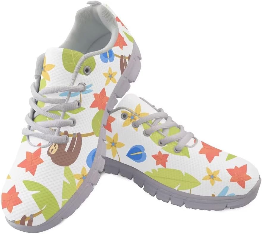 

Мужские кроссовки для ходьбы и бега AmzPrint с белой подошвой