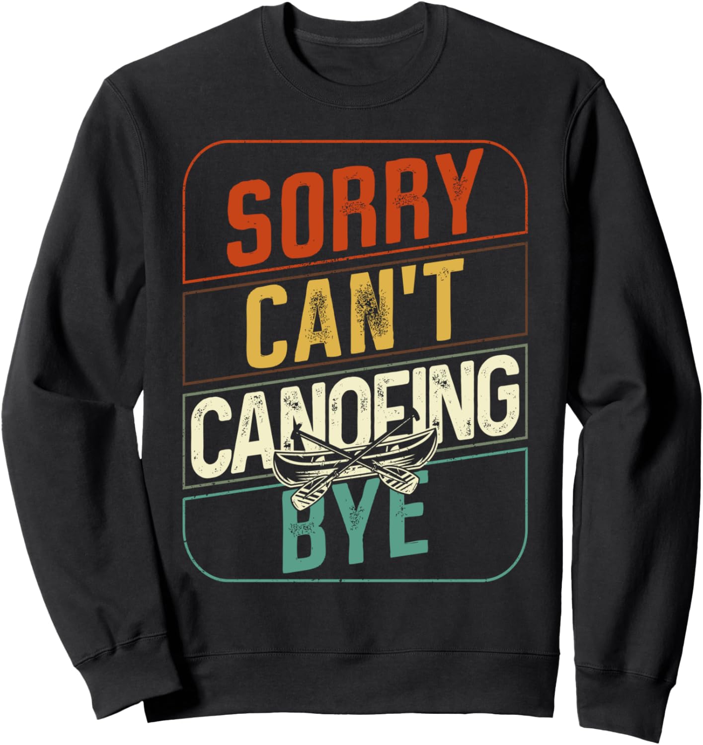 

Ретро-винтажная толстовка с надписью Извините, не могу пока покататься на каноэ Paddling Canoe Rower Canoer Rowing Paddler Da0, черный