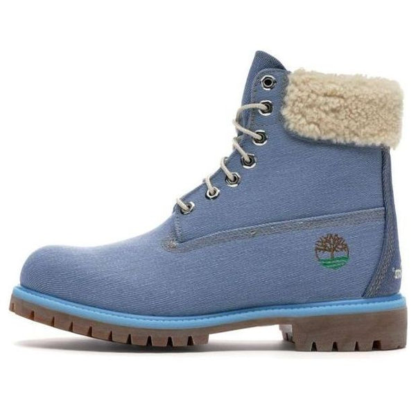 

Кроссовки x just don 6 inch premium denim boots 'light blue' Timberland, синий