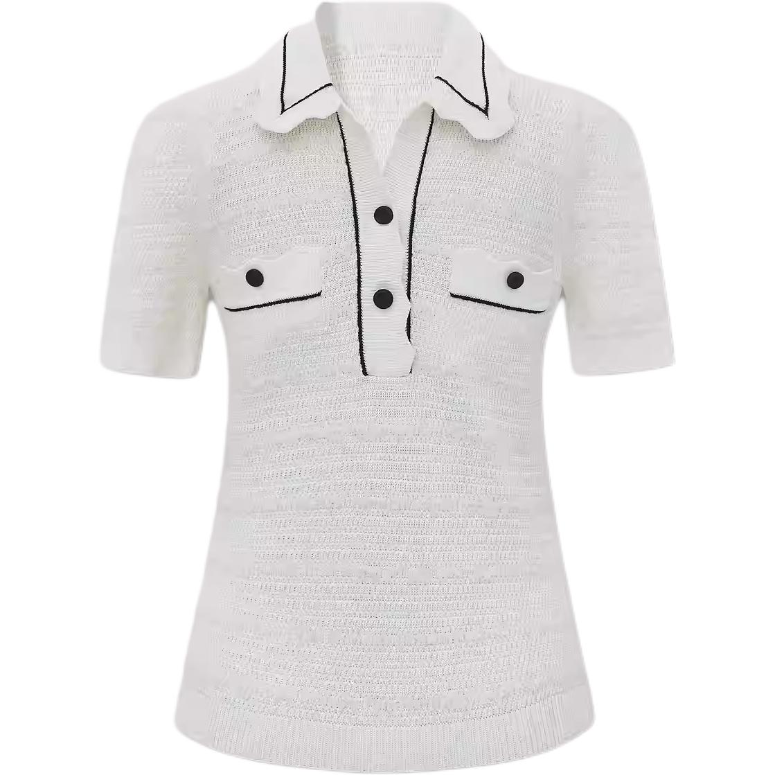 

KARL LAGERFELD / Karl Lagerfeld Jeans Карл Лагерфельд Вязаный свитер женский белый