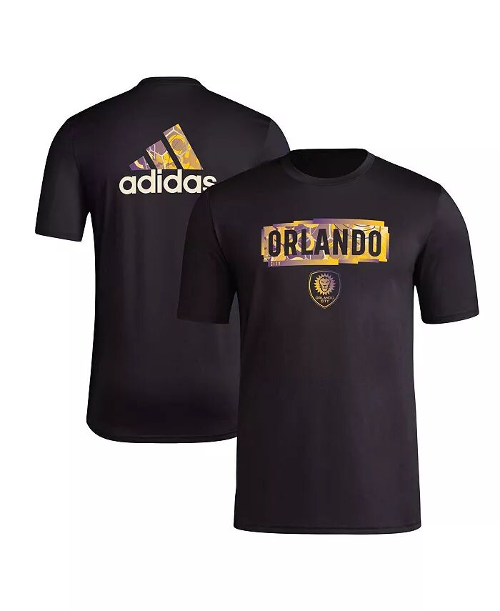 

Мужская черная футболка Orlando City SC Local Pop AEROREADY adidas