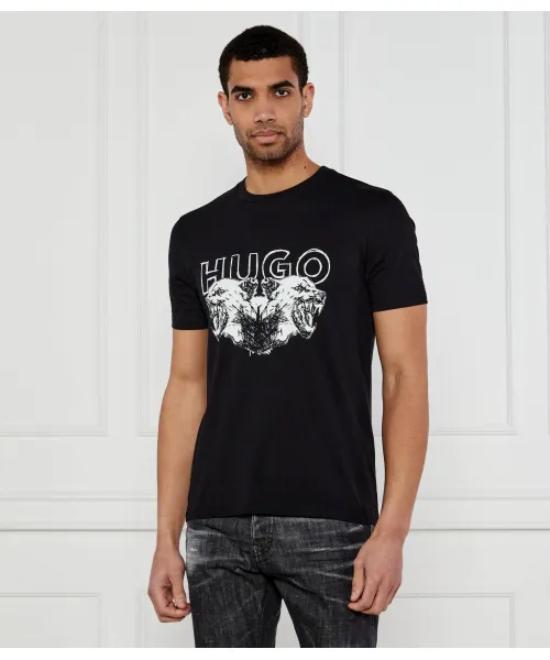 

Футболка Дурро Regular fit Hugo, черный