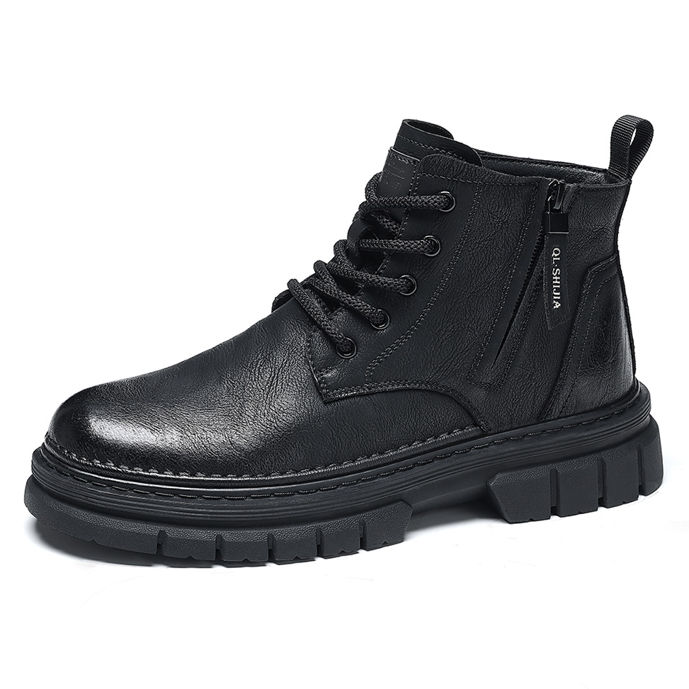 

Wolves • Family QUNLANGSHIJIA Короткие мужские ботинки Martin, черные