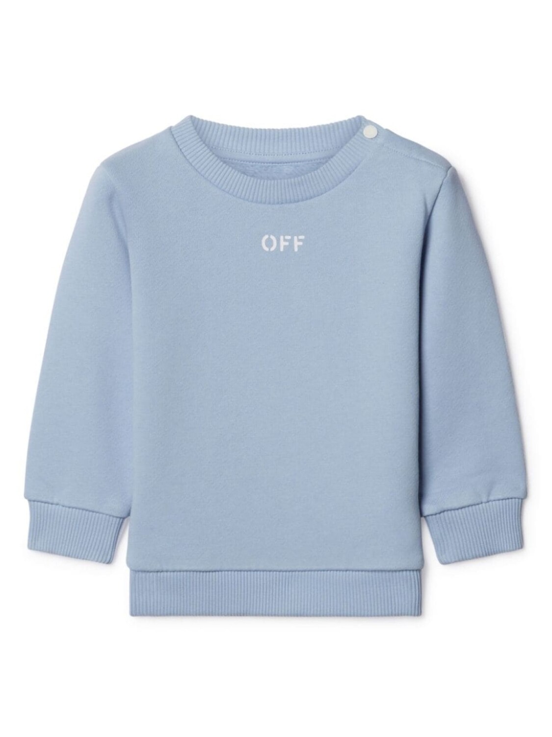 

Off-White Kids толстовка с логотипом Off Stamp, синий