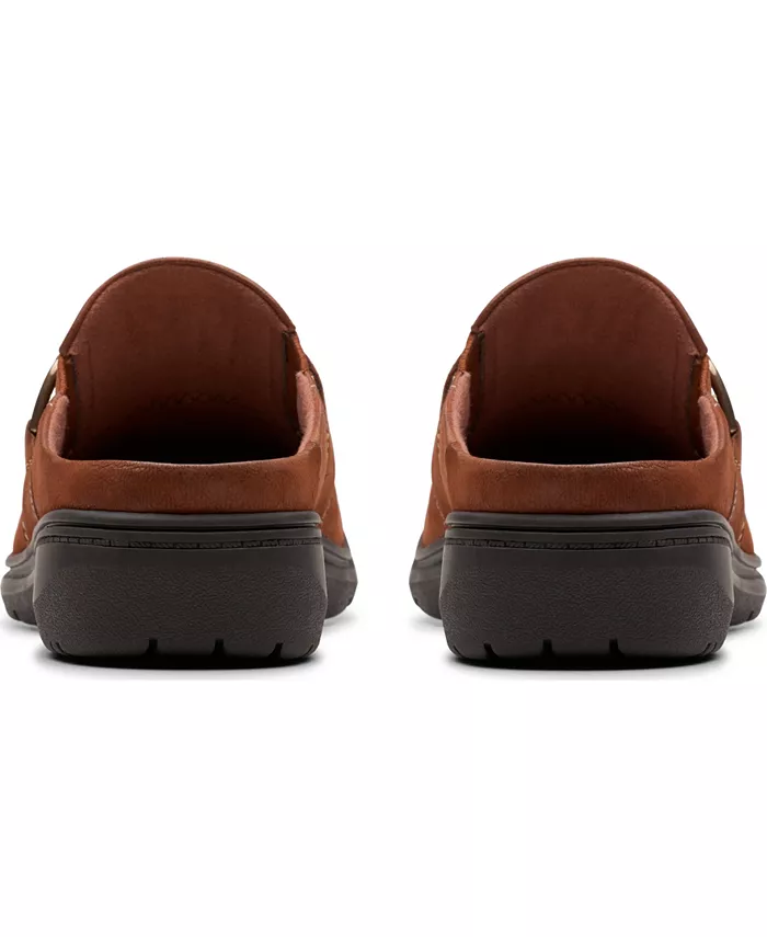 Женские мюли Carleigh Viola с круглым носком Clarks, коричневый — фото 3