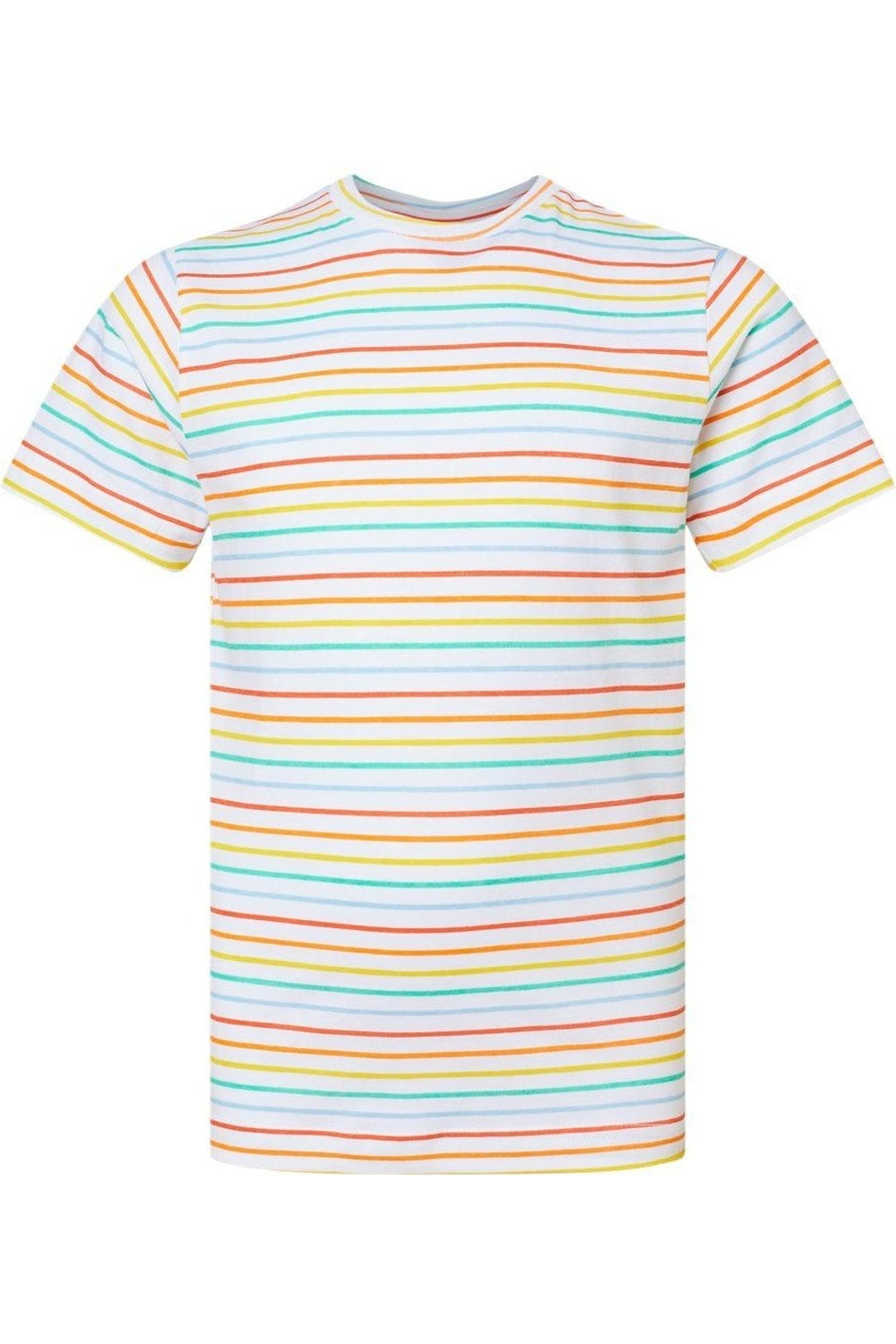 

Футболка из тонкого джерси LAT Youth, цвет rainbow stripe