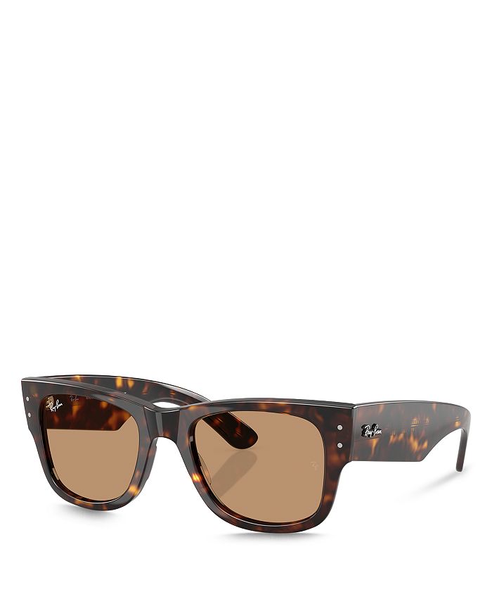 

Солнцезащитные очки Mega Wayfarer Square, 51 мм Ray-Ban, белый