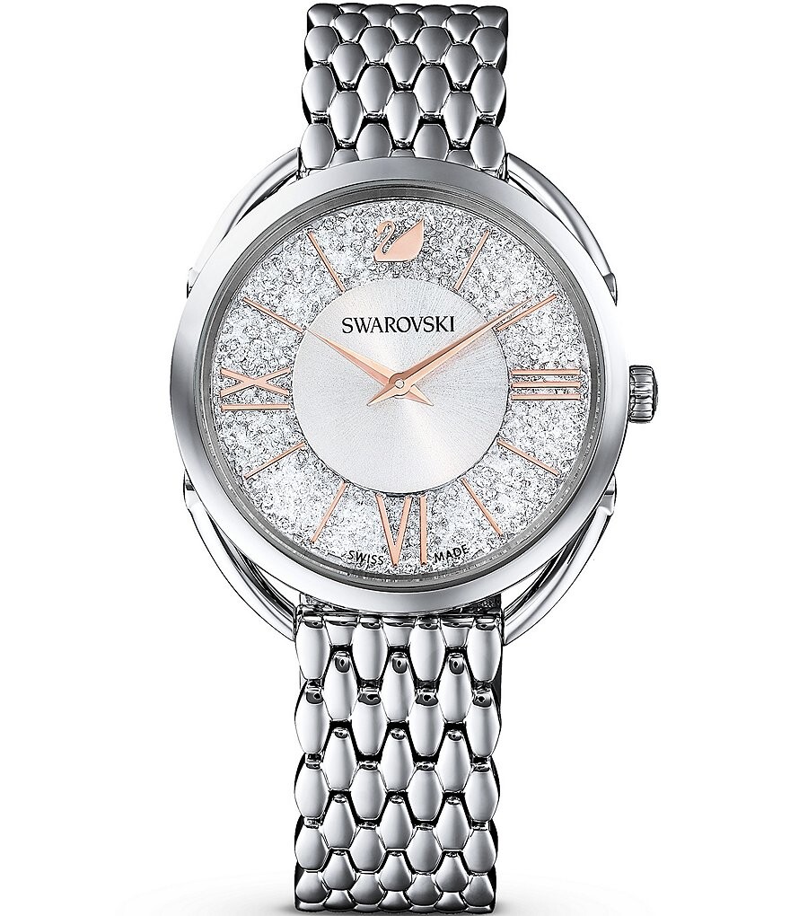 

Часы-браслет Swarovski Crystalline Glam серебряного тона, серебро