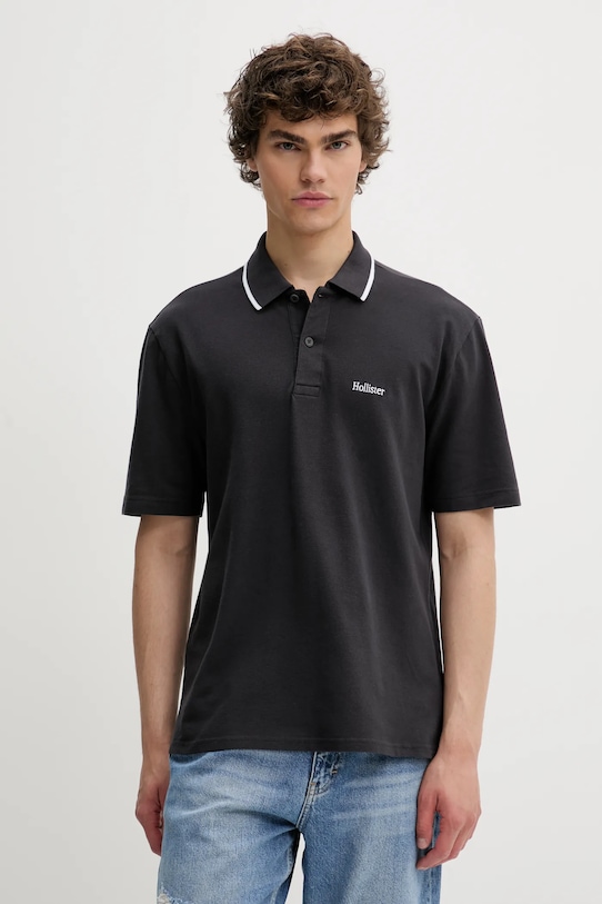 

Поло Hollister Co., серый