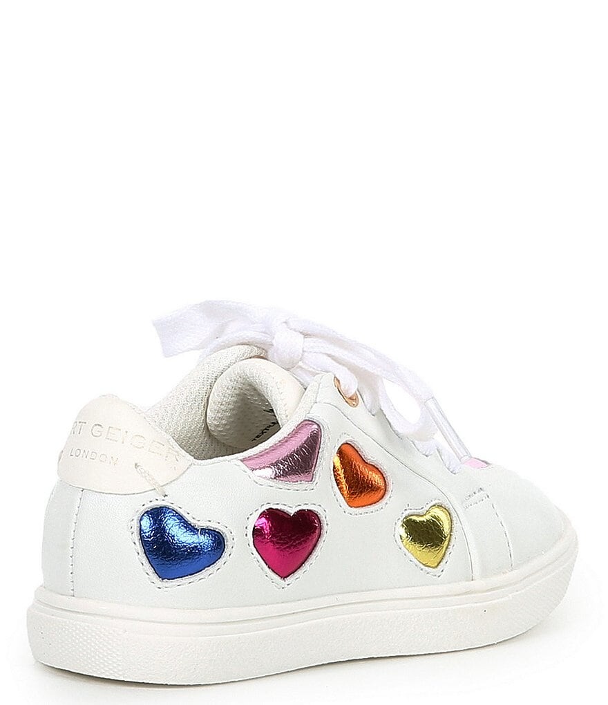 

Кожаные кроссовки на шнуровке Kurt Geiger London для девочек Mini Love (для малышей), белый