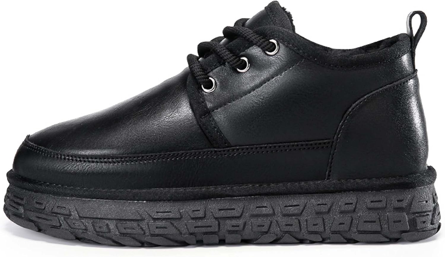 

Зимние сапоги с толстой подошвой и мягким мехом, легкие спортивные ботинки для бездорожья Generic, черный