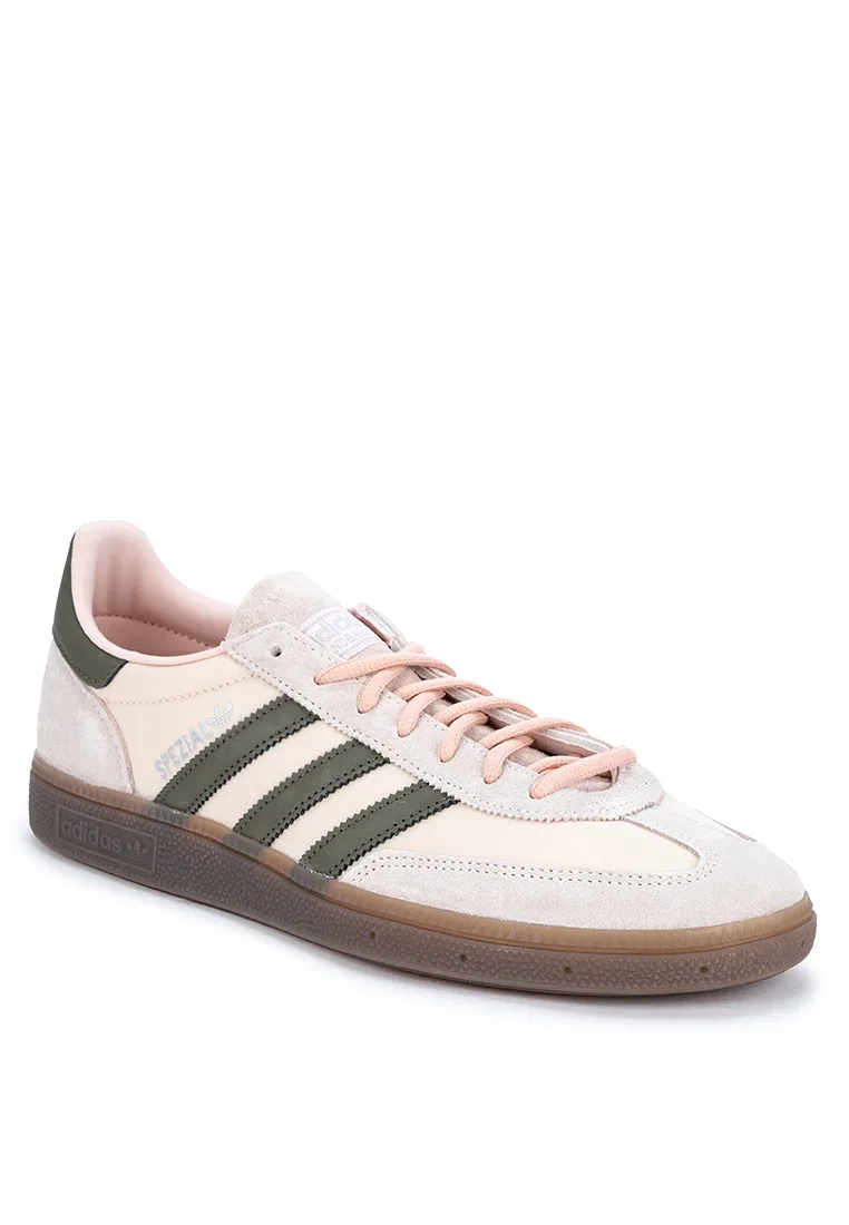 Кроссовки мужские, для гандбола, Spezial, adidas, оливковый — фото 2