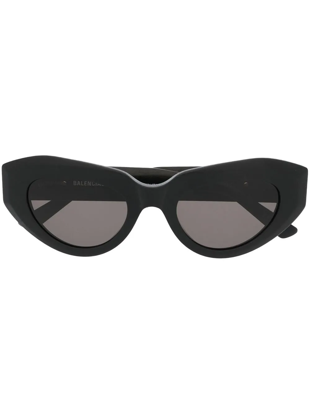 

Солнцезащитные очки в овальной оправе Balenciaga Eyewear, черный