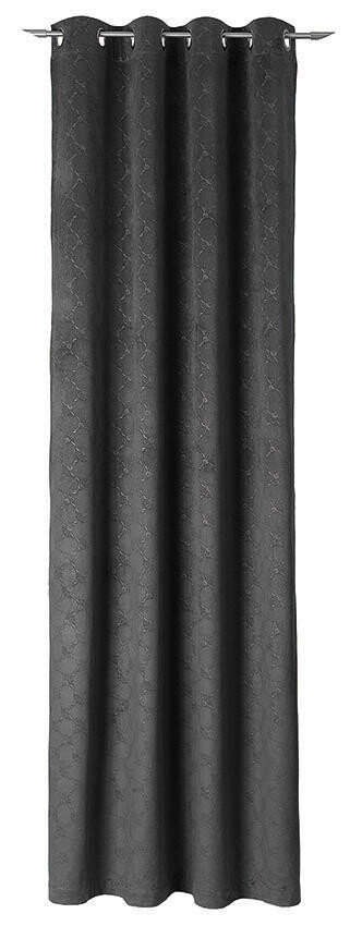 

Шторы с люшками тиснение матовый Joop!, антрацитовый, Черный, Шторы с люшками тиснение матовый Joop!, антрацитовый