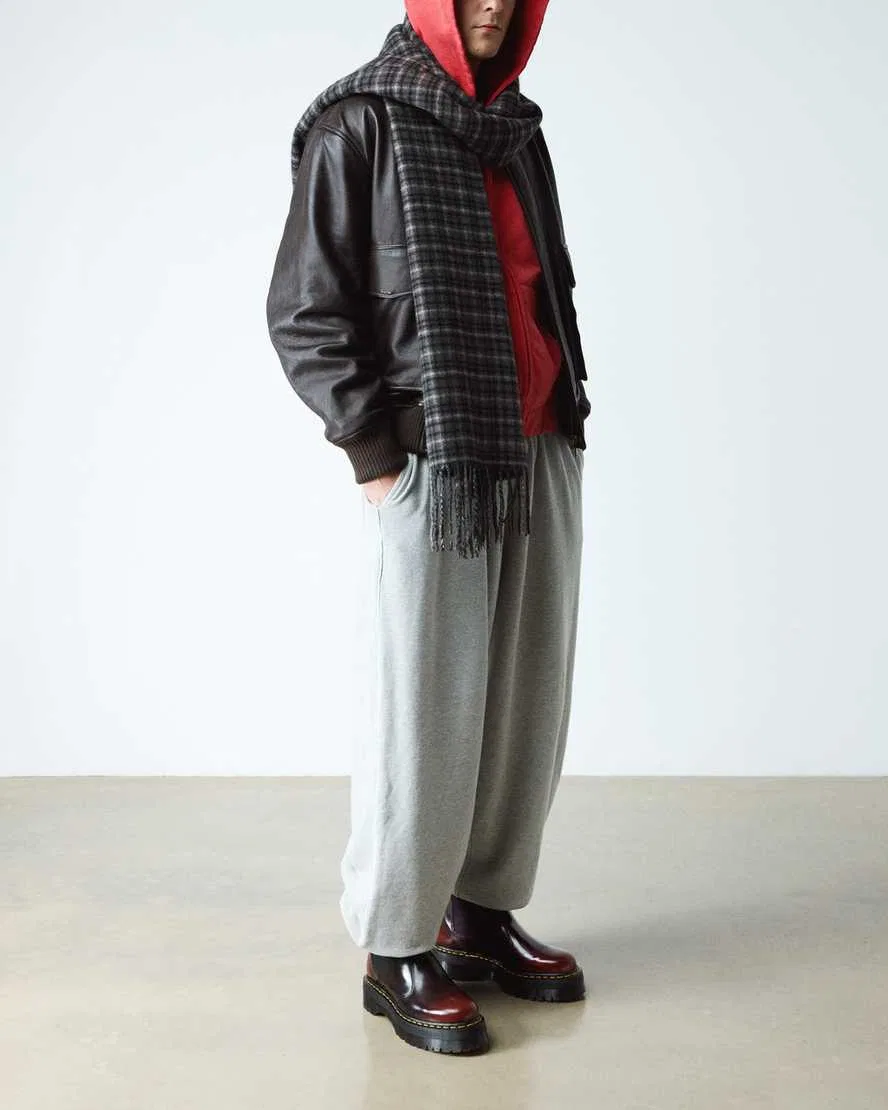 2976 Quad Arcadia Кожаные ботинки челси на платформе Dr Martens, красный — фото 3