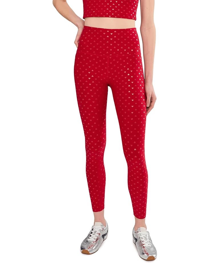 

Женские леггинсы Beyond Yoga Softshine Caught In The Midi, Holly Red Ditsy Hearts