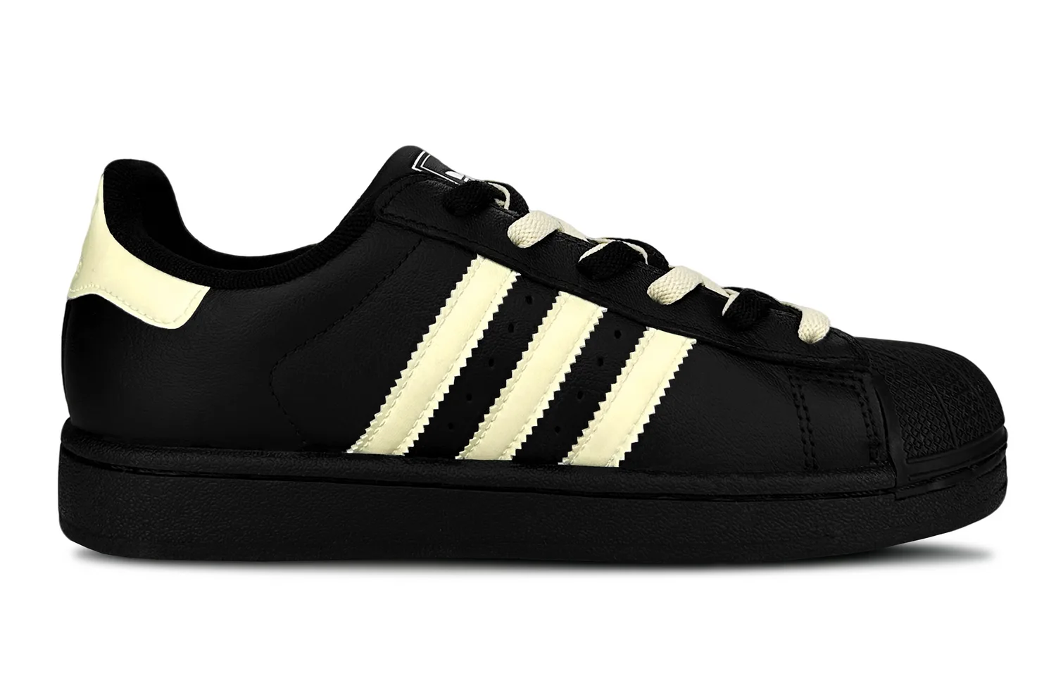Adidas Originals Кроссовки для скейтбординга Superstar 2 Piano Key Low top детские бежево-черные — фото 4