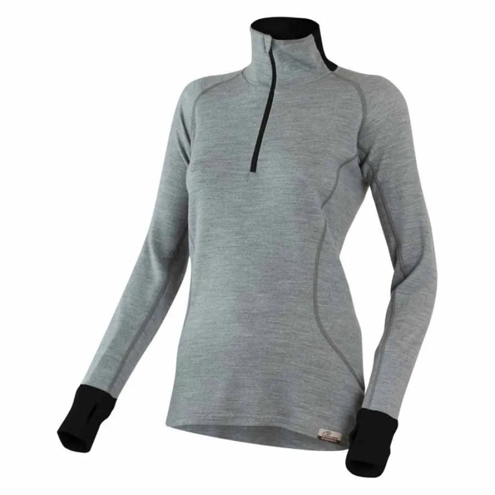 

Флис Lasting EMILY 8489 half zip, серый
