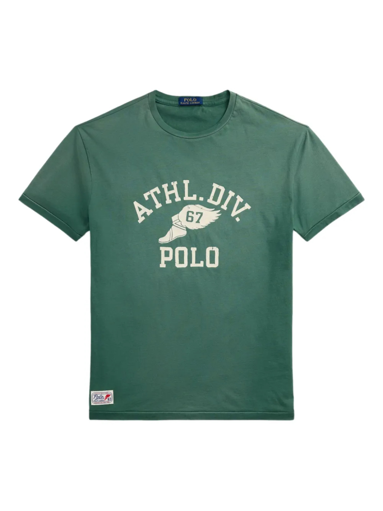 

Футболка с графическим принтом Polo Ralph Lauren, зеленый