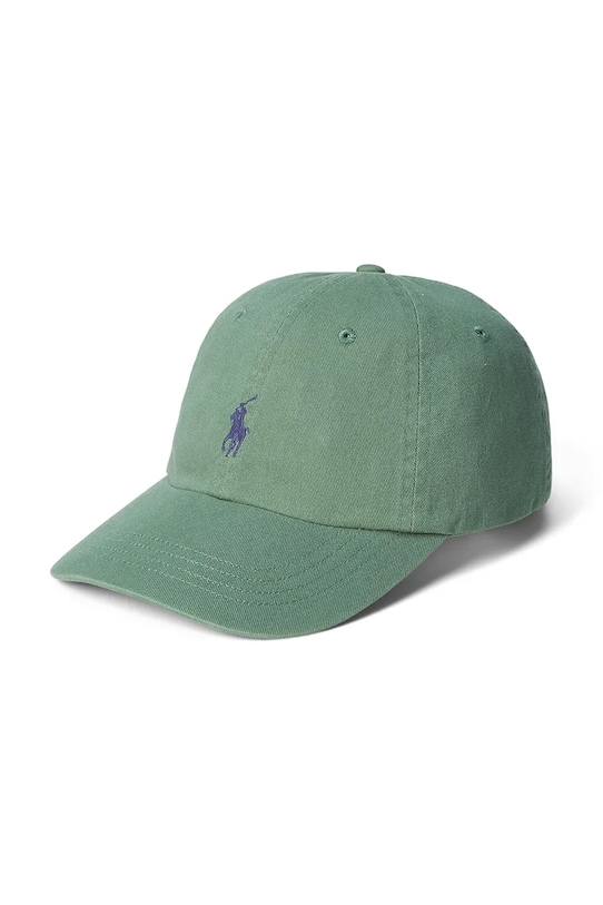 

Хлопковая кепка с козырьком Polo Ralph Lauren, зеленый