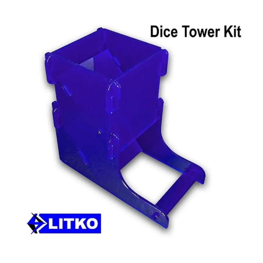

Полупрозрачная синяя башня для игральных костей, Dice Towers (Litko Aerosystems)