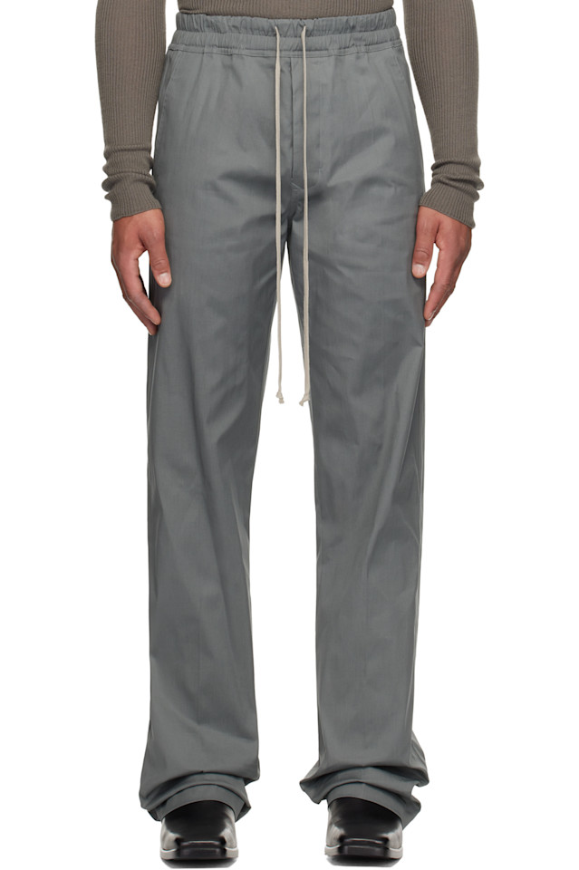 

Rick Owens Серые конкордианы, брюки на шнуровке из дитриха