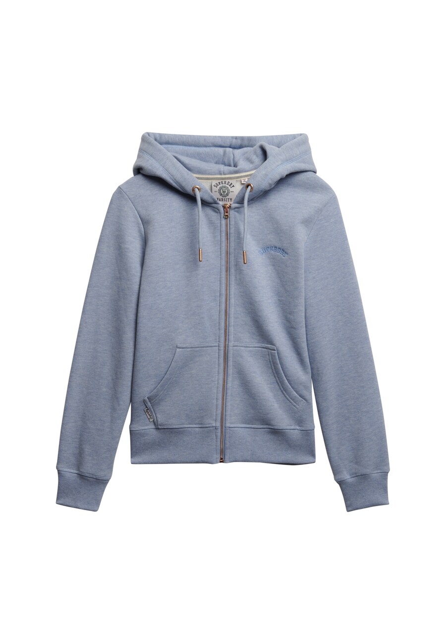 

Толстовка с капюшоном на молнии Superdry, синий