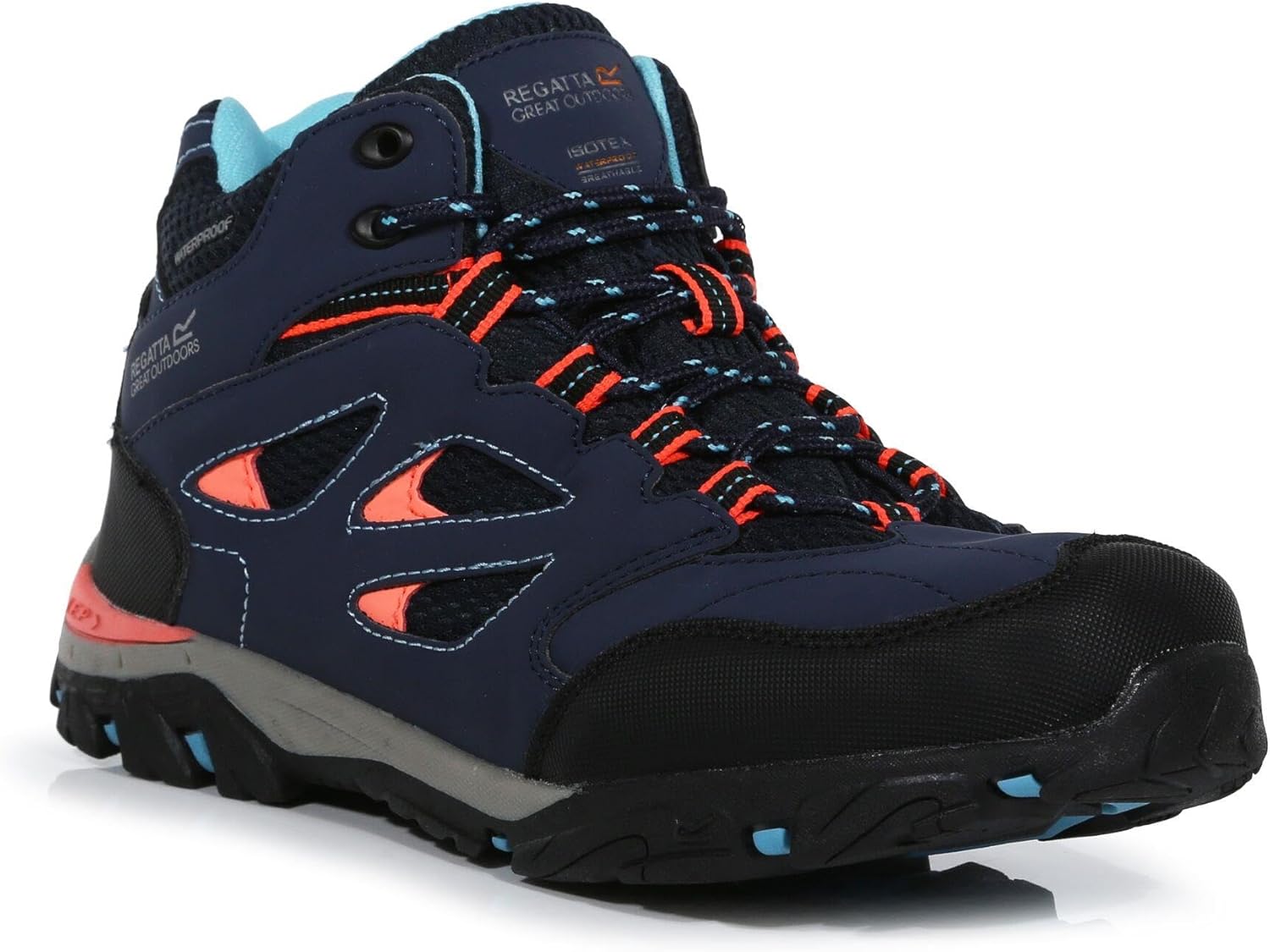 

Мужские высокие походные ботинки Regatta, Navy/Fiery Coral