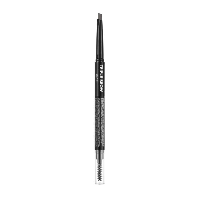 

Тройной карандаш для бровей с кисточкой Flormar, цвет 004 ashy, 0,45 гр
