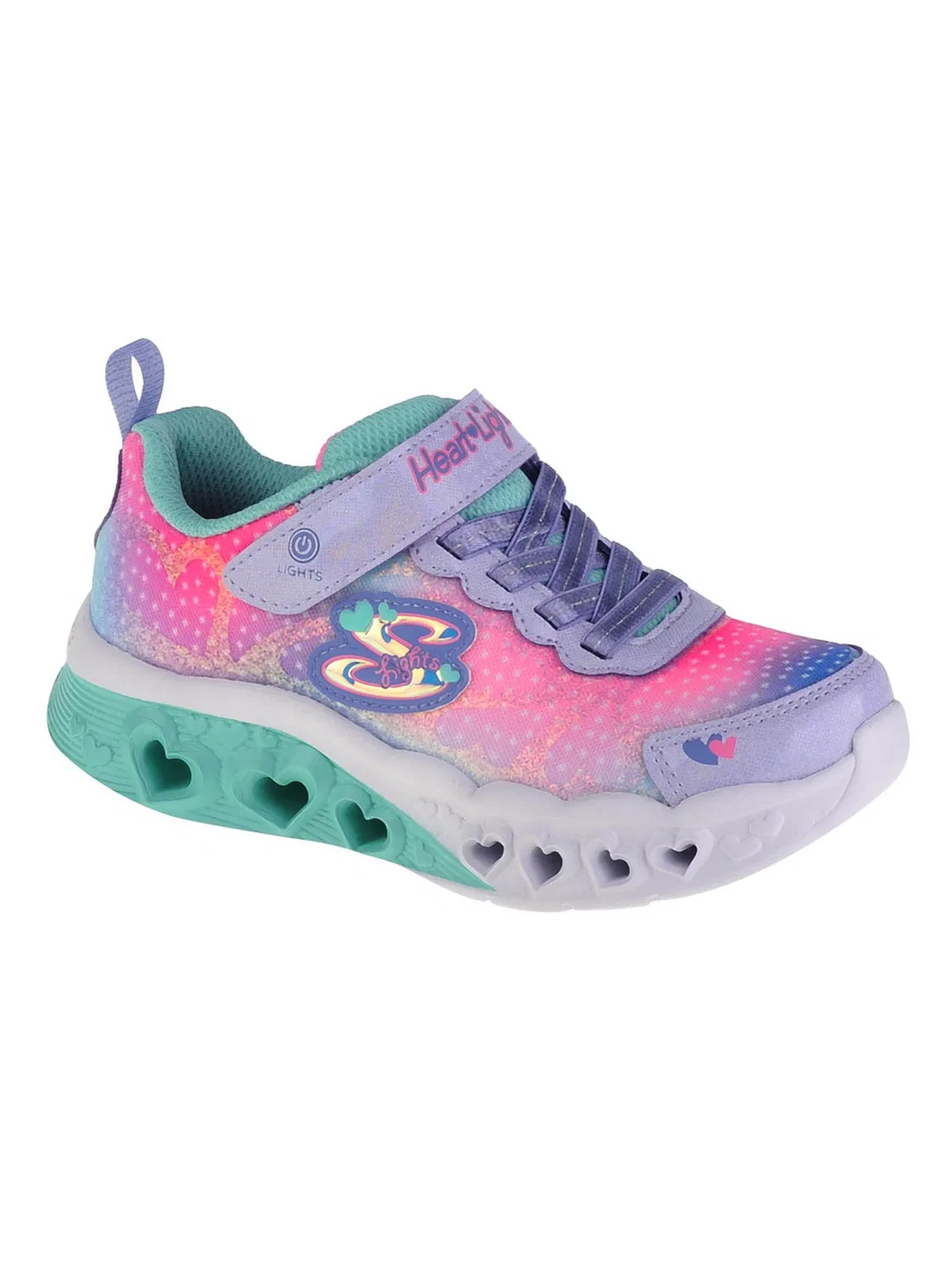 Кроссовки 'Skechers Flutter Heart Lights' Skechers, Mixed Colors — фото 2