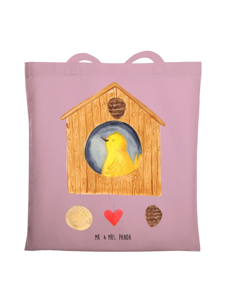 

Mr. & Mrs. Panda Сумка для скворечника «Домой» без лишних слов, пастельно-розового цвета