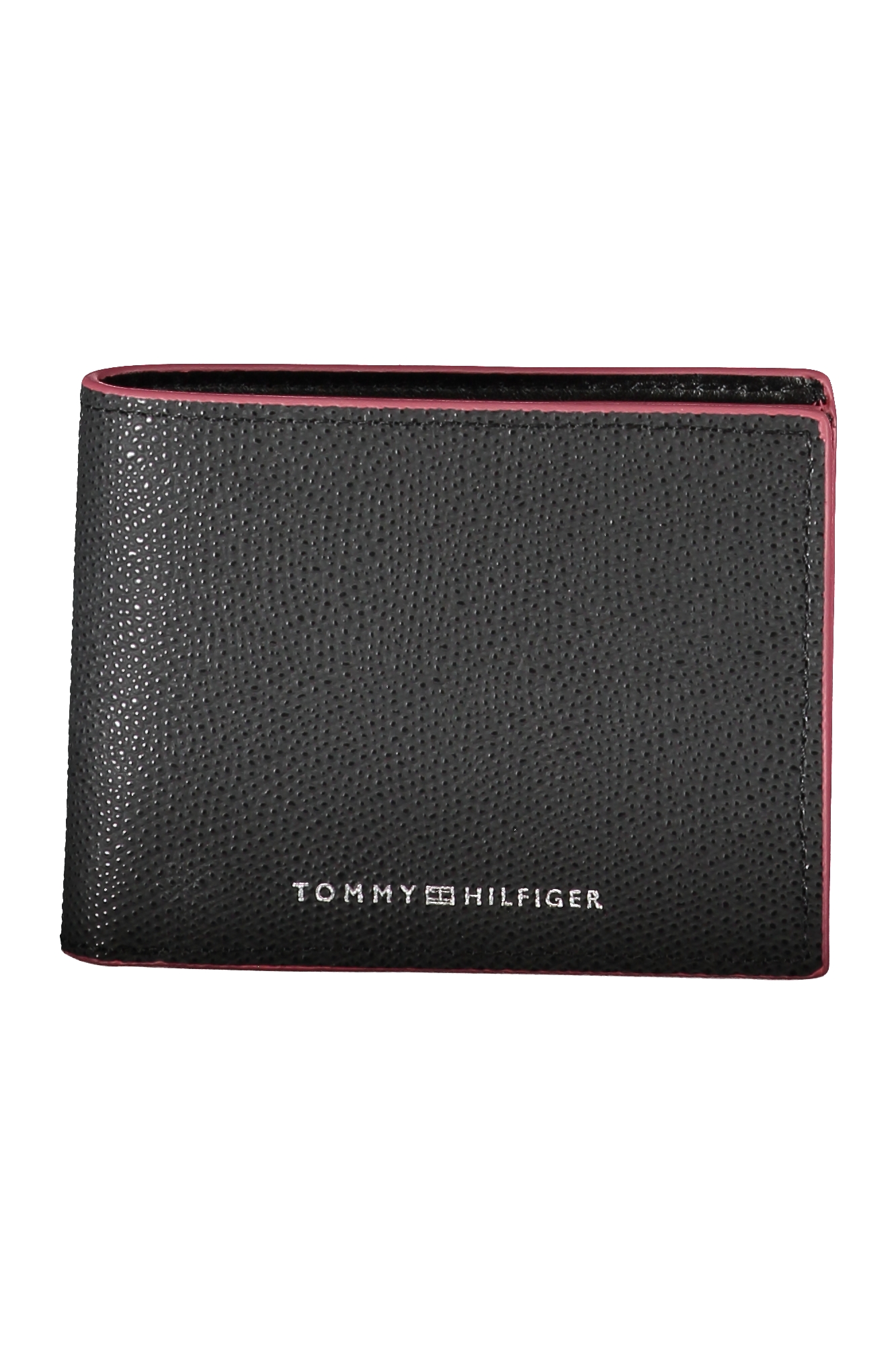 

Кошелек мужской Tommy Hilfiger кожаный с окантовкой, черный