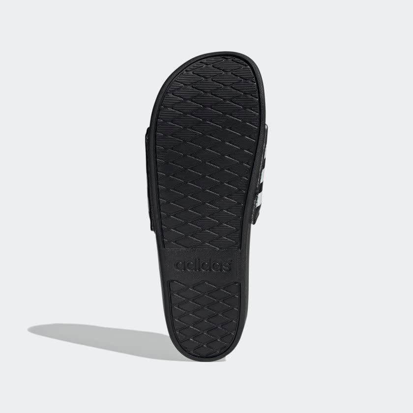 Мужские сандалии adidas Adilette Comfort, белый/черный — фото 3