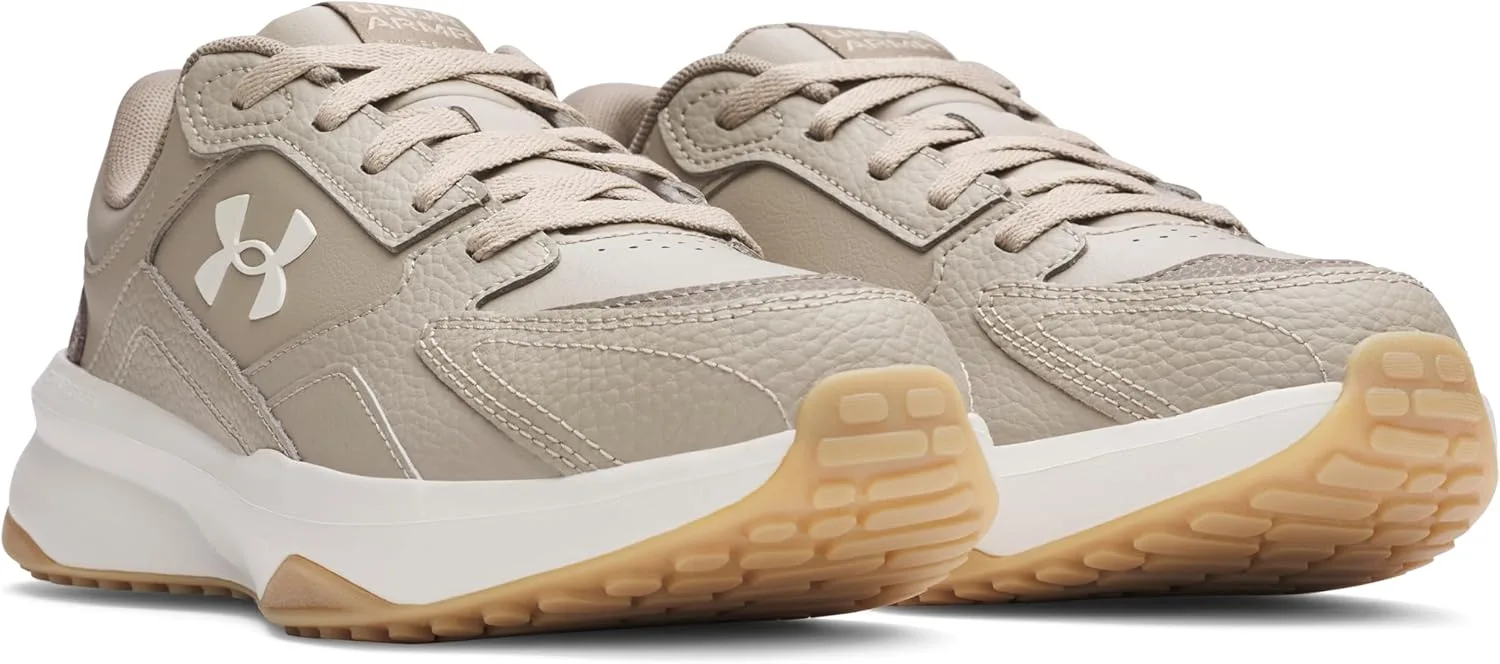 Мужские кроссовки Under Armour UA Edge Lthr Cross Trainer, белый/коричневый — фото 3