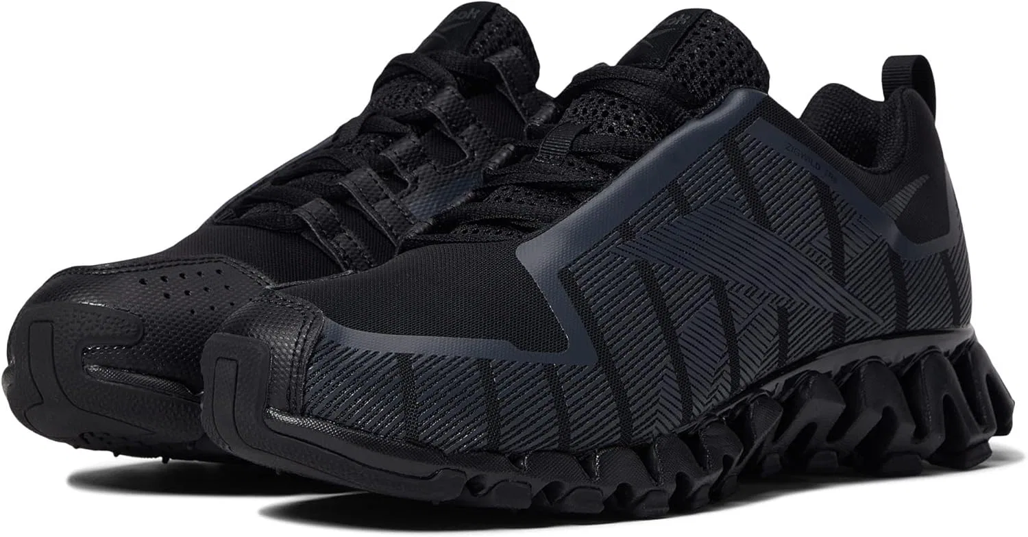 Мужские беговые кроссовки Reebok ZigWild Tr 6, Black Cold Grey White — фото 2