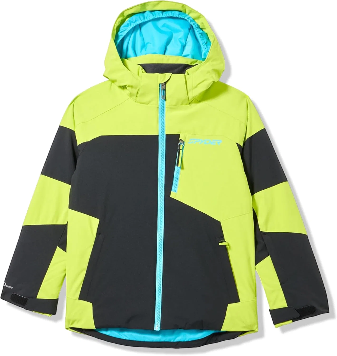 Куртка для мальчиков Spyder Leader, Black-lime