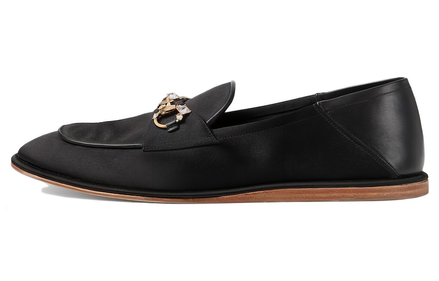 GUCCI Лоферы Horsebit женские, черные