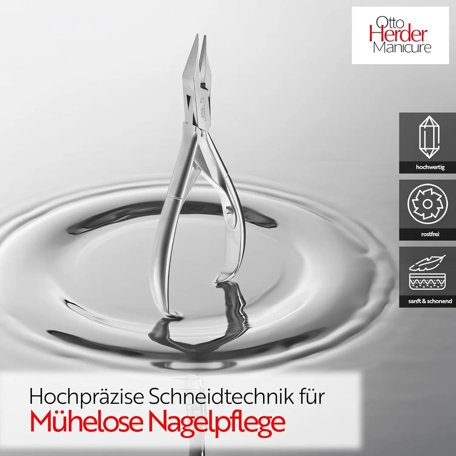 Маникюрные ножницы для ногтей «Manicure Toenail Scissors» от Otto Herder Otto Herder Manicure — фото 4