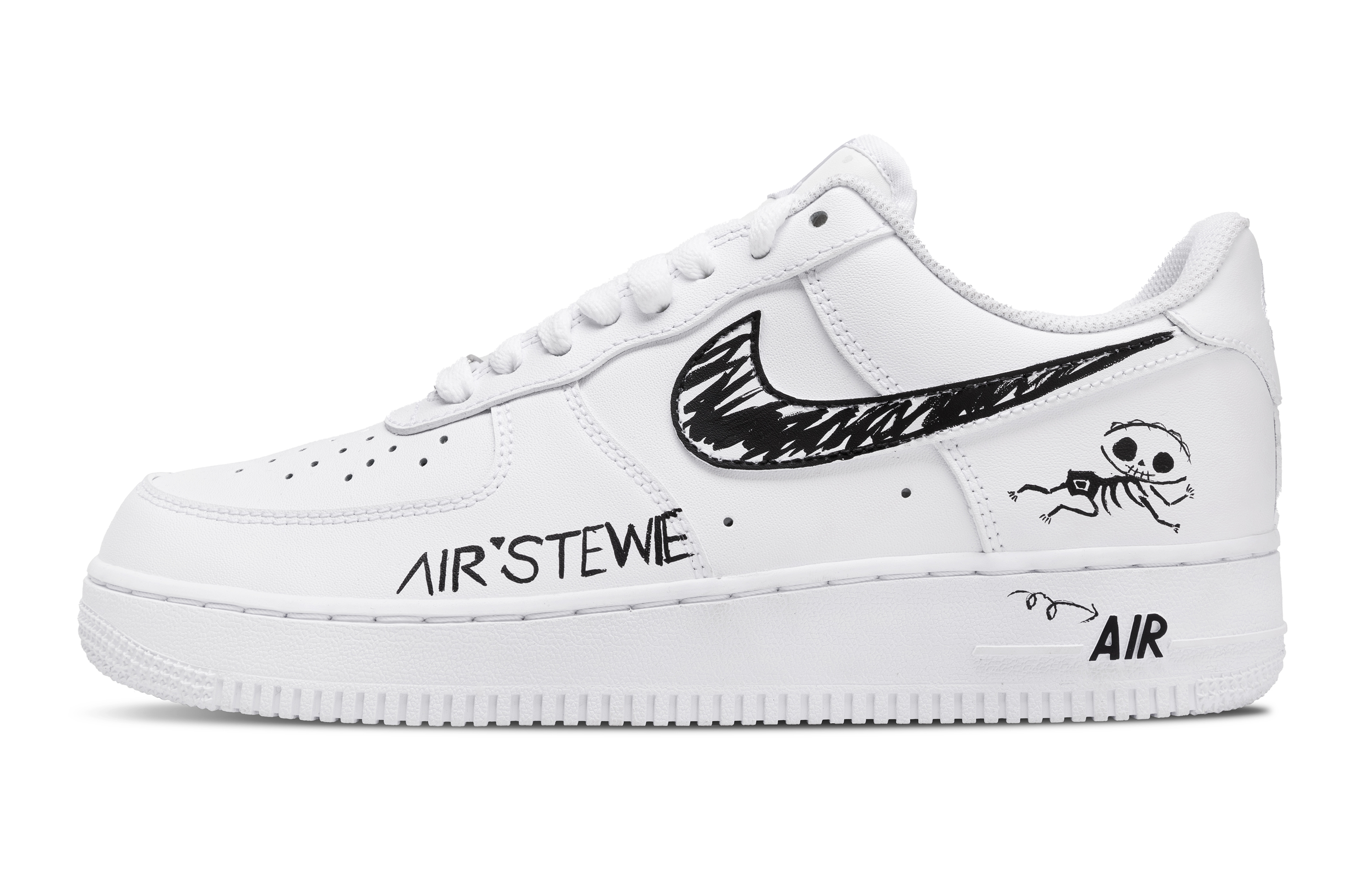 

Nike Кроссовки Air Force 1 для скейтбординга, износостойкие, белые, мужские