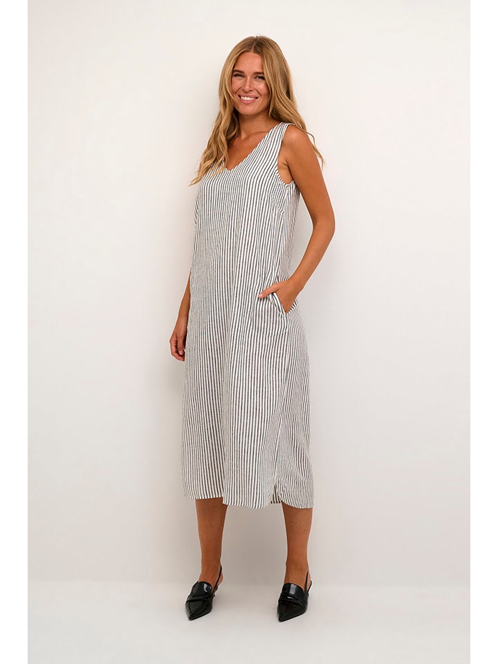 

Платье Kaffe, цвет weiß/anthrazit