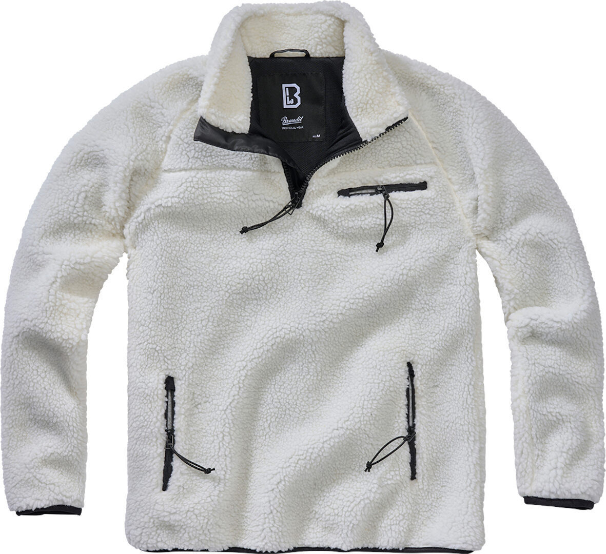 

Пуловер Brandit Teddyfleece Pullover, белый
