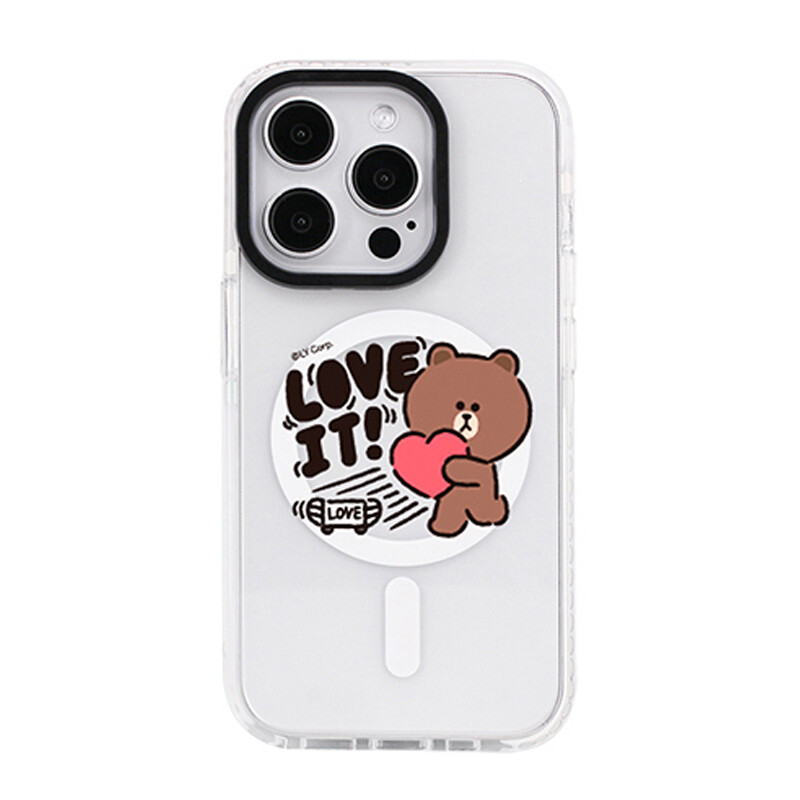 

Чехол для телефона LINE FRIENDS Kenny Rabbit, Love Brown Bear