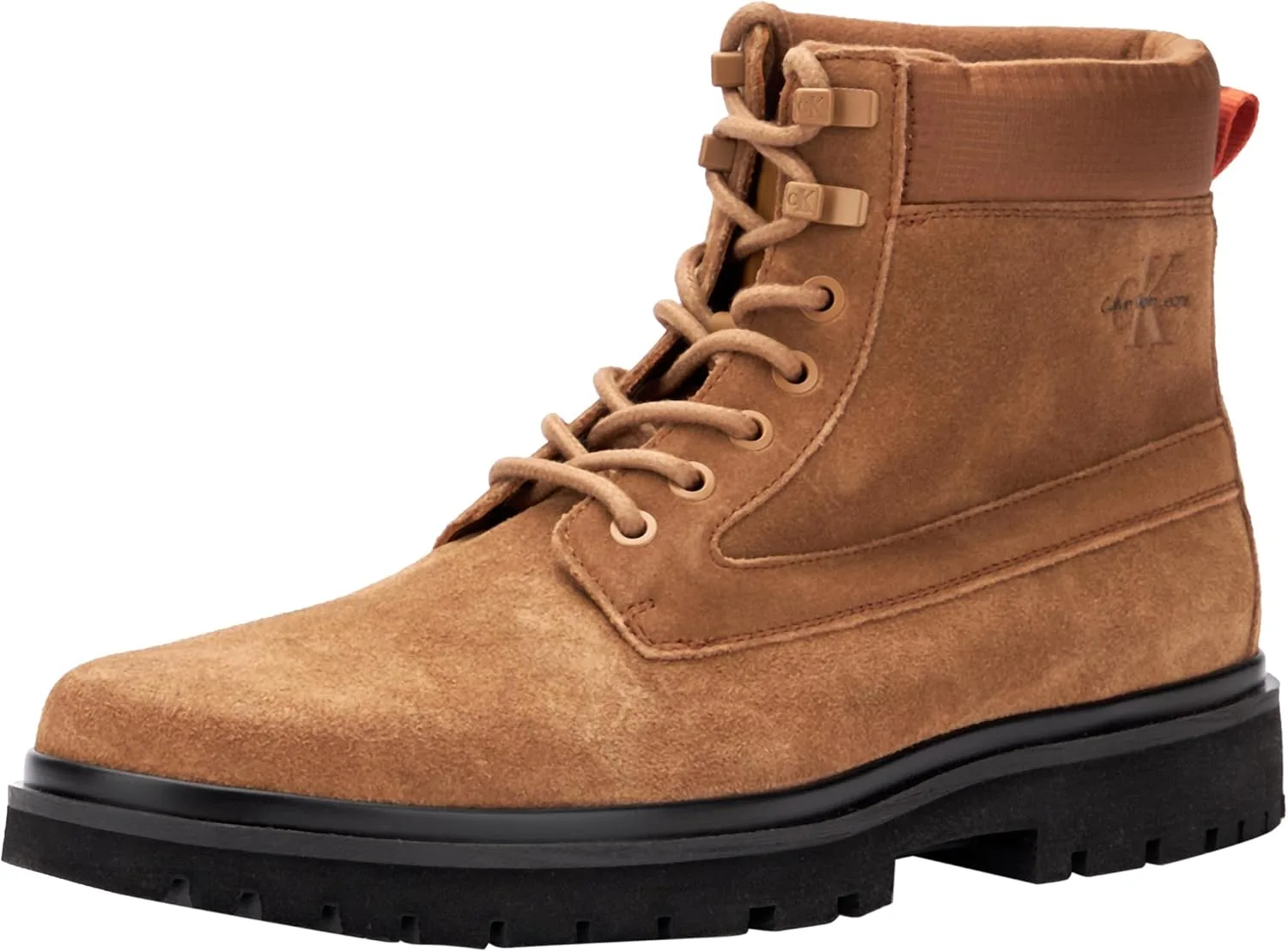 Мужские ботильоны Calvin Klein Eva Mid на шнуровке, коричневый