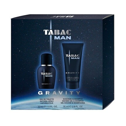 

Туалетная вода Man Gravity Set Натуральный спрей 30 мл Гель для душа 75 мл, Tabac