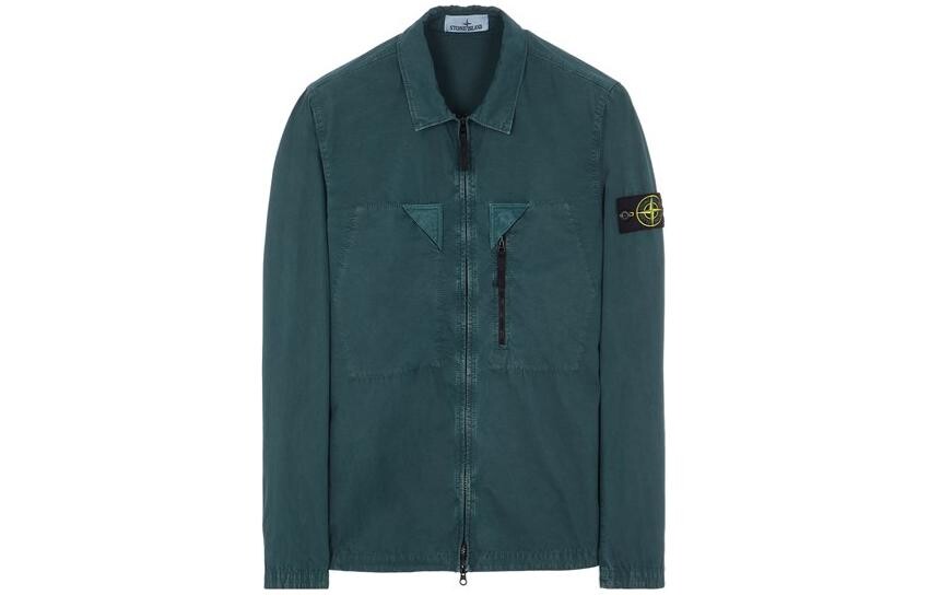 

Куртка мужская Stone Island с нашивкой, зеленый